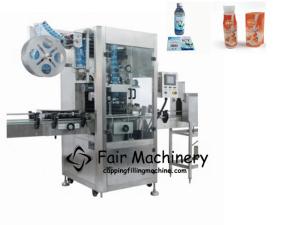 Quality 0.6mpa 150PCS/min Sticker Labeling Machine Automatic Shrink Sleeve Label 3KW wholesale