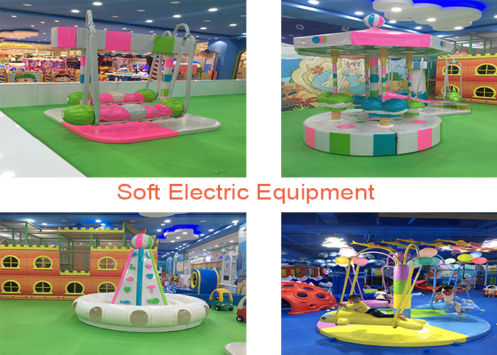 Children Play Games Soft Play Area Equipment Big Playland With Ball Blaster