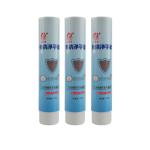 Round Plastic Cosmetic Packaging Tube Transparent Empty Lotion shower gel