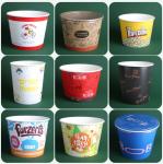 Wholesale Disposable Paper Popcorn Buckets Fried Chicken Buckets Paper Food
