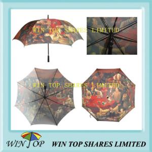 Quality 27 Inch Great Man Heat Transfer Umbrella(WT5083) wholesale