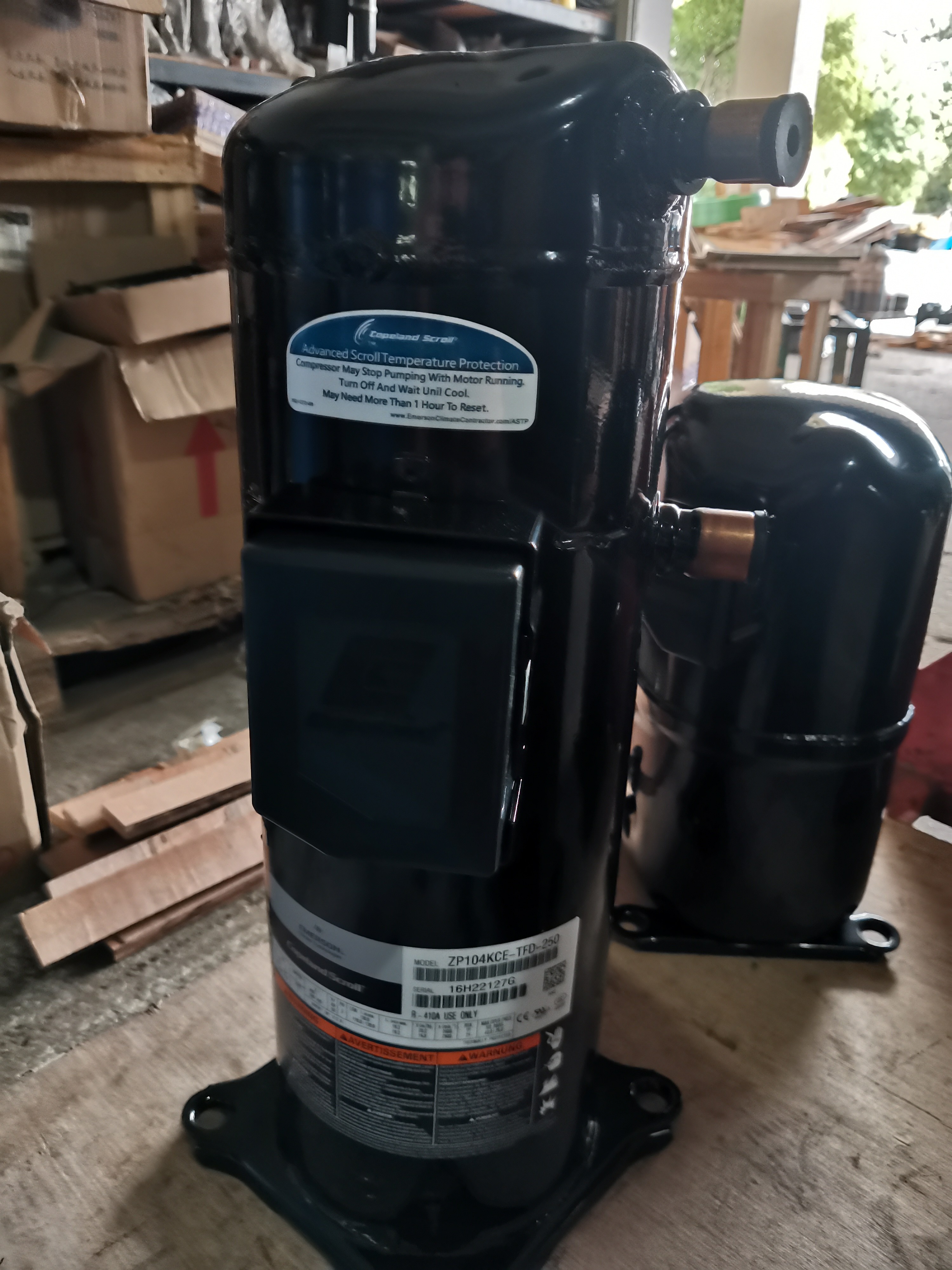 Condensing Unit R404 15hp Copeland Compressor ZB114KQE