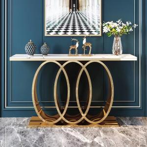 Quality Stainless Steel Marble Console Tables - Perfect For Modern Interiors wholesale