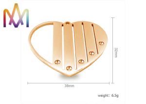 Quality 7.7g Fadeless Engravable Blank Heart Shape Pendant wholesale