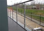 Exterior Upper Floor Stainless Steel Tube Railing , Stainless Steel Verandah