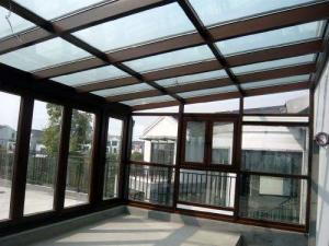 Quality Waterproof Aluminum Sun Room Tempered Glass Garden Green House Energy Saving wholesale