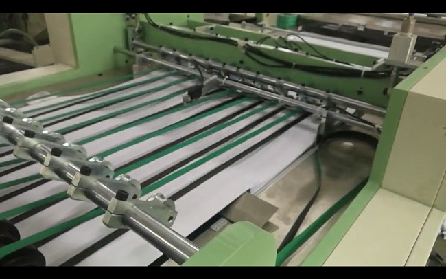 660mm 38kw Exercise Book Ruling Machine With Cover Feeder