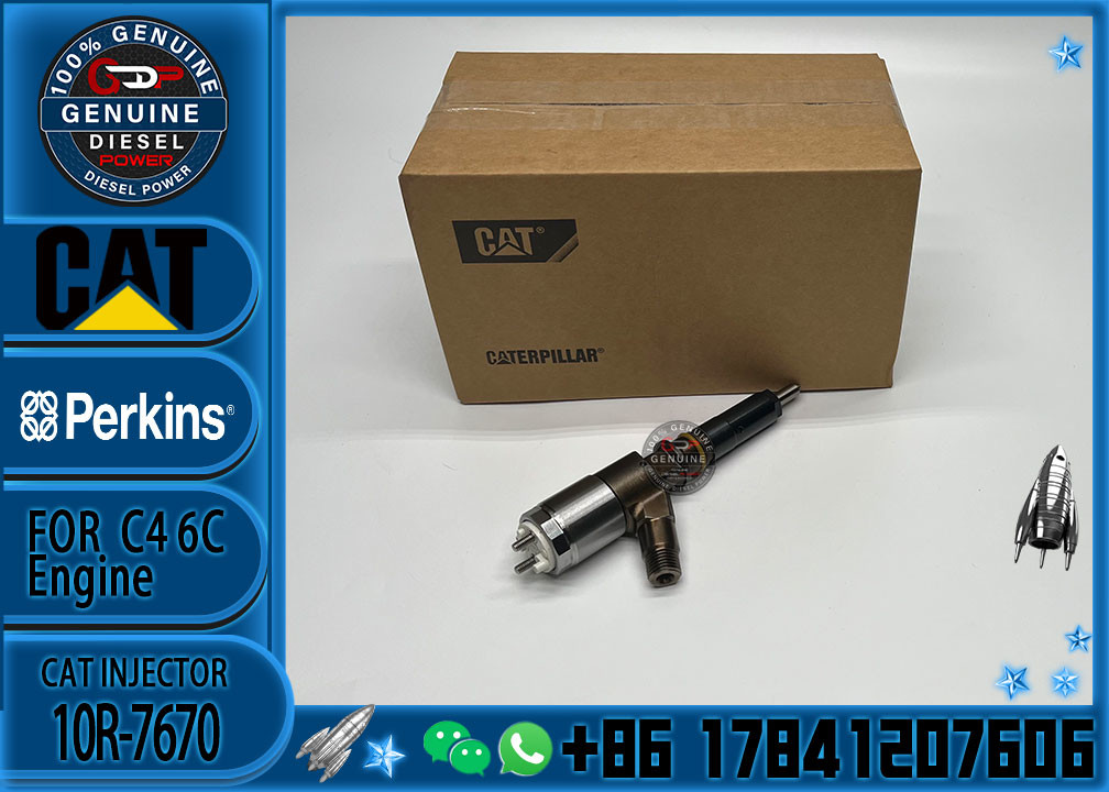 Excavator Injector 10R-7670 3101852 310-1852 2645A745 for C4 C6 Diesel Engine Parts Nozzle Assembly