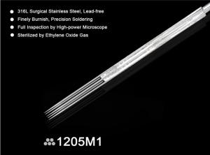Quality 1205M1 Pre Sterilized Shaders Premium Tattoo Needles Round Shader Flat Magnums Dual Stacked Magnum wholesale