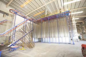 Quality SUS 304 Metal Vertical Colour Coating Line Of Treatment For Aluminium Profiles wholesale