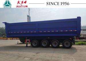 Quality 4 Axle U Shape Heavy Duty Dump Tipper Trailer wholesale