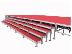 Quality Wholesale Aluminum Alloy Stage With Fixed Height Stairs wholesale