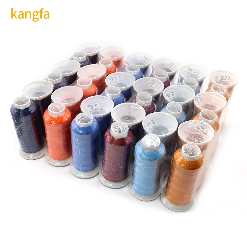 100g Weight 120D/2 Polyester Embroidery Thread 4000 Yards for Cross Stitch Machine