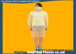 Durable Elastic Cuff Disposable Dressing Gowns , Disposable Surgical Apron OEM