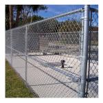 Garden Fencing PVC Black Coated Chain Link Fence Panel made of Low Carbon Steel