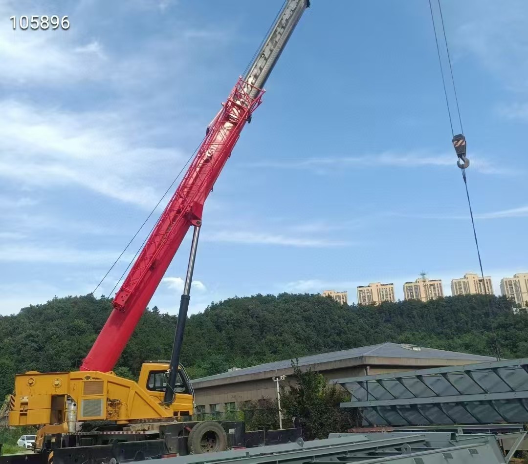 Mobile Truck Crane For Sale 50 Tons Direct Source Max Working Height 45.5 Meters