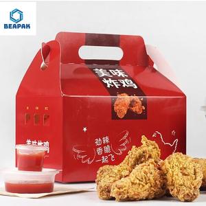 Quality Disposable Take Away Fried Chicken Custom Food Packaging Boxes wholesale