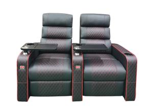 Quality Home Theater Electric Recliner Sofa With USB Charging wholesale
