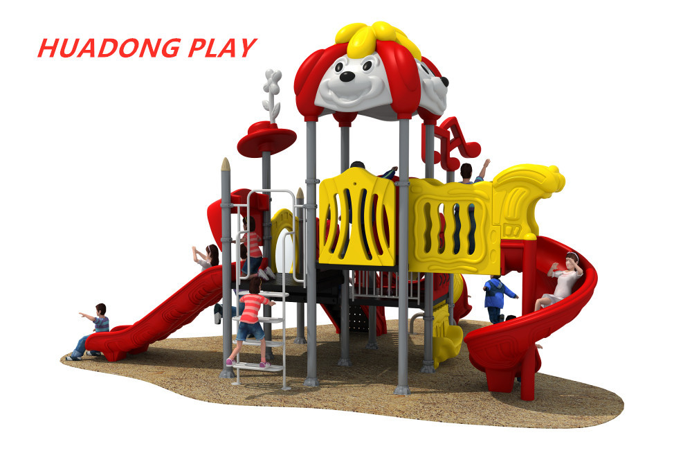 Disneyland Series Garden Outdoor Playground Slides Customize Color 12CBM Volumn