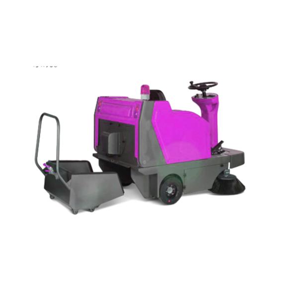 Cheap Airport Wharf Mechanical 80L Dustbin Floor Sweeper for sale