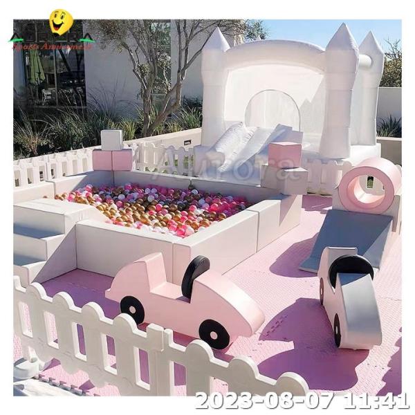 Kids Indoor Inflatable Soft Play Equipment Climbers Playground Ball Pit With