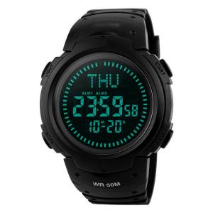 Quality 1231 5atm Waterproof Digital Compass Watch Mens Sports Watches relojes digitales para hombre wholesale