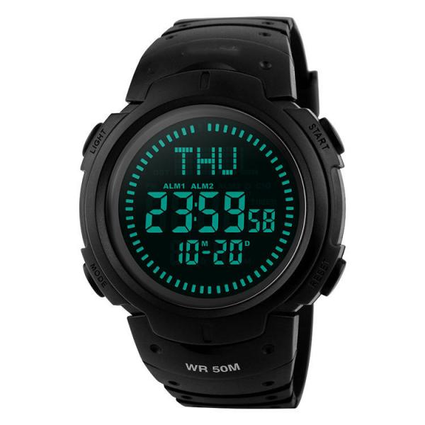 1231 5atm Waterproof Digital Compass Watch Mens Sports Watches relojes digitales