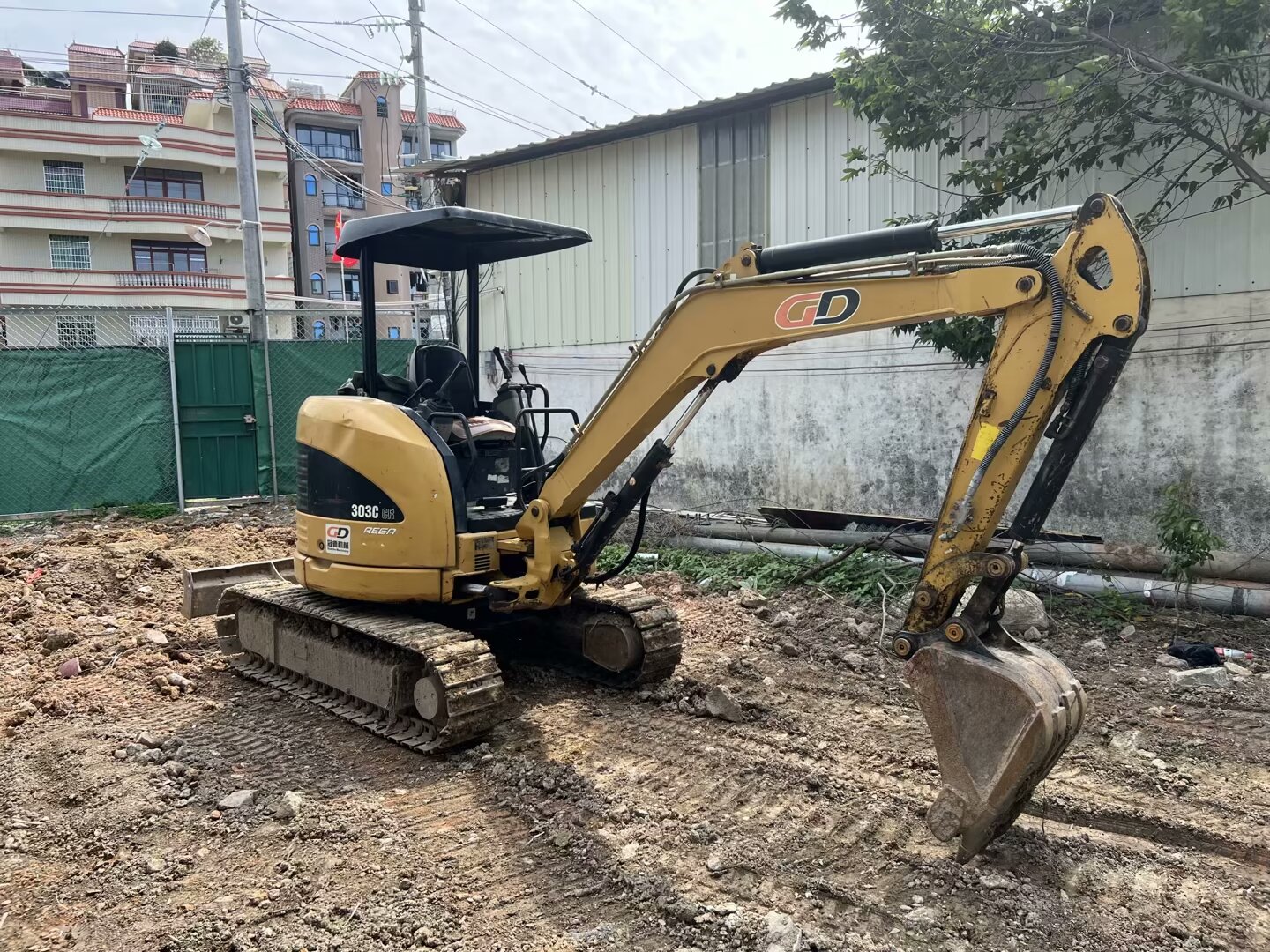 Cat303ccr Excavator Track Roller with Crawler Moving Type and Original Hydraulic Pump