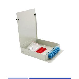 Quality 12 Port Optical Fiber Distribution Box LC/SC 12 Core Metal Fiber Optic Distribution Unit wholesale
