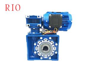 Quality Aluminum Double Reduction Worm Gear Reducer High Heat Dissipation Efficiency wholesale
