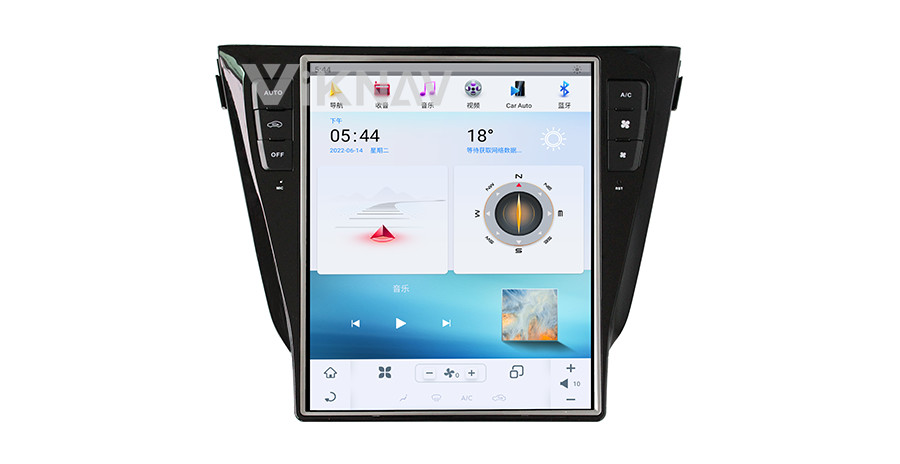 12.1 Inch Screen Head Unit For 2016-2019 Nissan Qashqai Navigation GPS Multimedia DVD Player Wireless Carplay 4G BT DSP