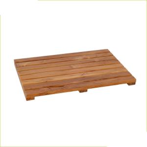 Quality Space Saving Anti Slip 3.6cm Thickness Teak Bathroom Floor Mat wholesale