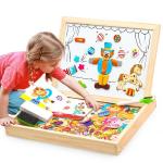 Wooden Animal Dressing Show Educational Toys For 3 + Children