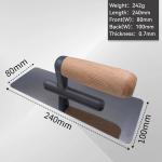 Industrial Grade Stainless Steel Trowel Groover Set for Perfect Concrete
