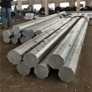 Quality Galvanized Steel Electric Pylon Pole Hot Dip 220V With 20% Elongation wholesale