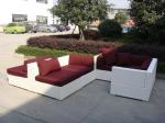 6pcs PE wicker sofas
