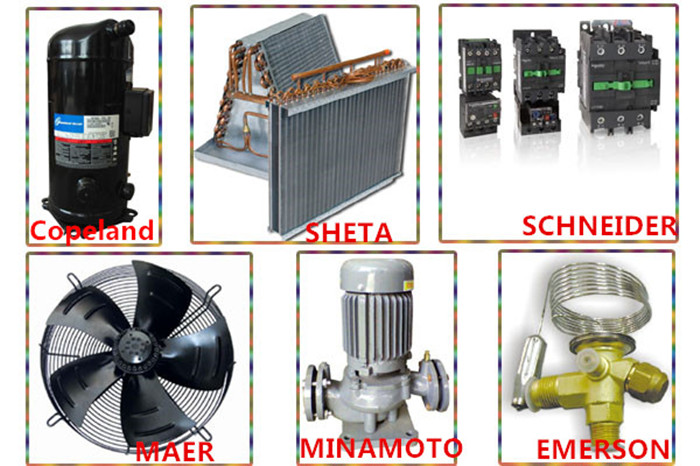 Industrial Water Chiller Machine Air Cooled Package Chiller 25 Ton