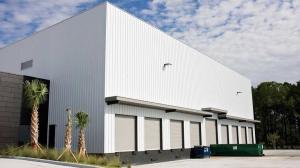 Quality Steel Frame Metal Prefabricated Industrial Buildings With Metal Wall Cladding wholesale