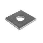 SS304 SS316 Square Lock Washer Bright Zinc Finish Square Hole Washer