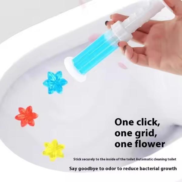 Creative Disposable Flower Gel Deodorizer Fresh Fragrance Bathroom Air Freshener