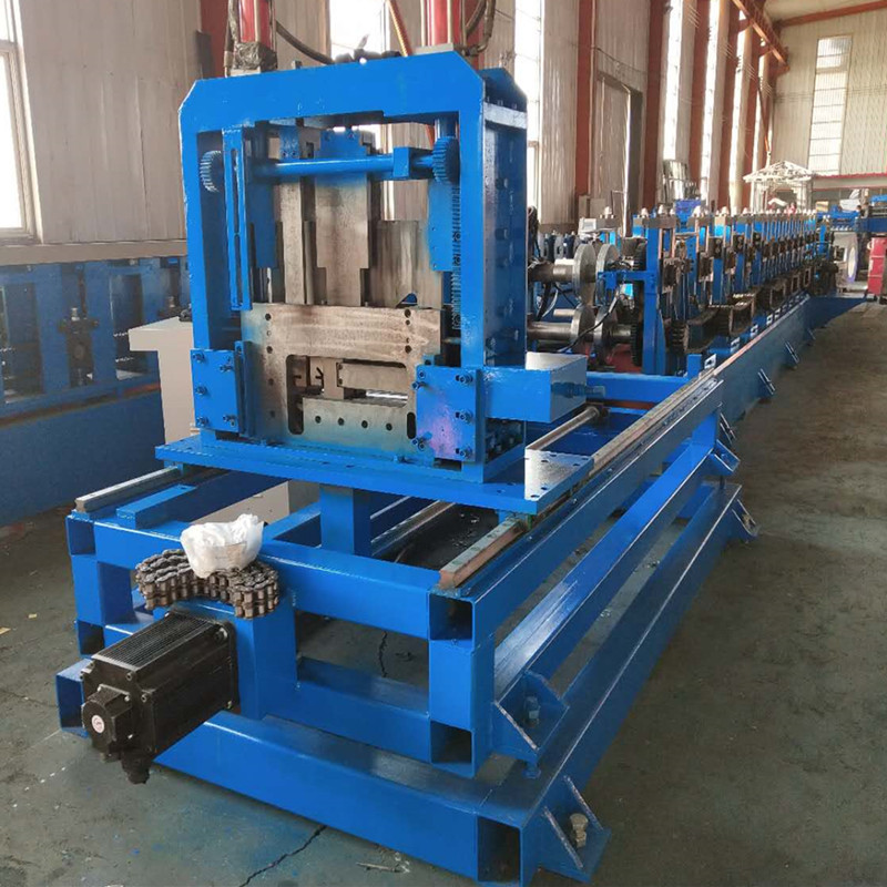 80-300 Steel Frame Cz Purlin Machine Chain Driven 10m/Min