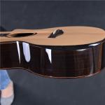 Full solid wood Customized solid wood acoustic guitar solid rosewood back and