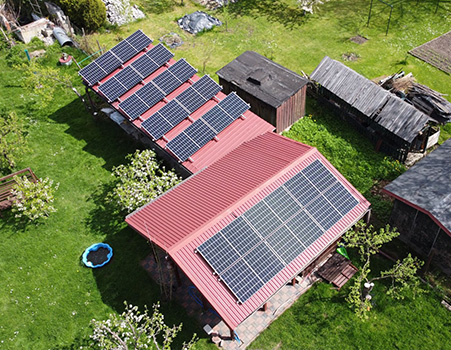 INMETRO Certified 500w Hybrid Solar Panel for Off Grid Solar System by Amosolar Chinese