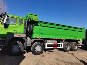 Quality Transport Truck Sinotruck HOWO 8X4 Dump Truck with Max Speed 75 Km/H and Seats ≤5 wholesale