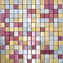 Quality Metal Mosaic Backsplash Wall Tile Stainless Steel Brushed Mesh wholesale