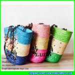 LDMC-073 hot sale summer straw bag lady embroidery starfish beach straw bags