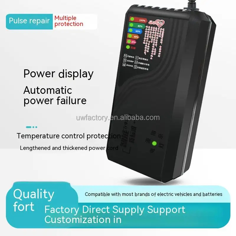 72V 30AH 60V 30AH 48V 14AH 72V 20AH 72V3Amp Battery Charger Upgraded Type for Electric Utility Vehicles