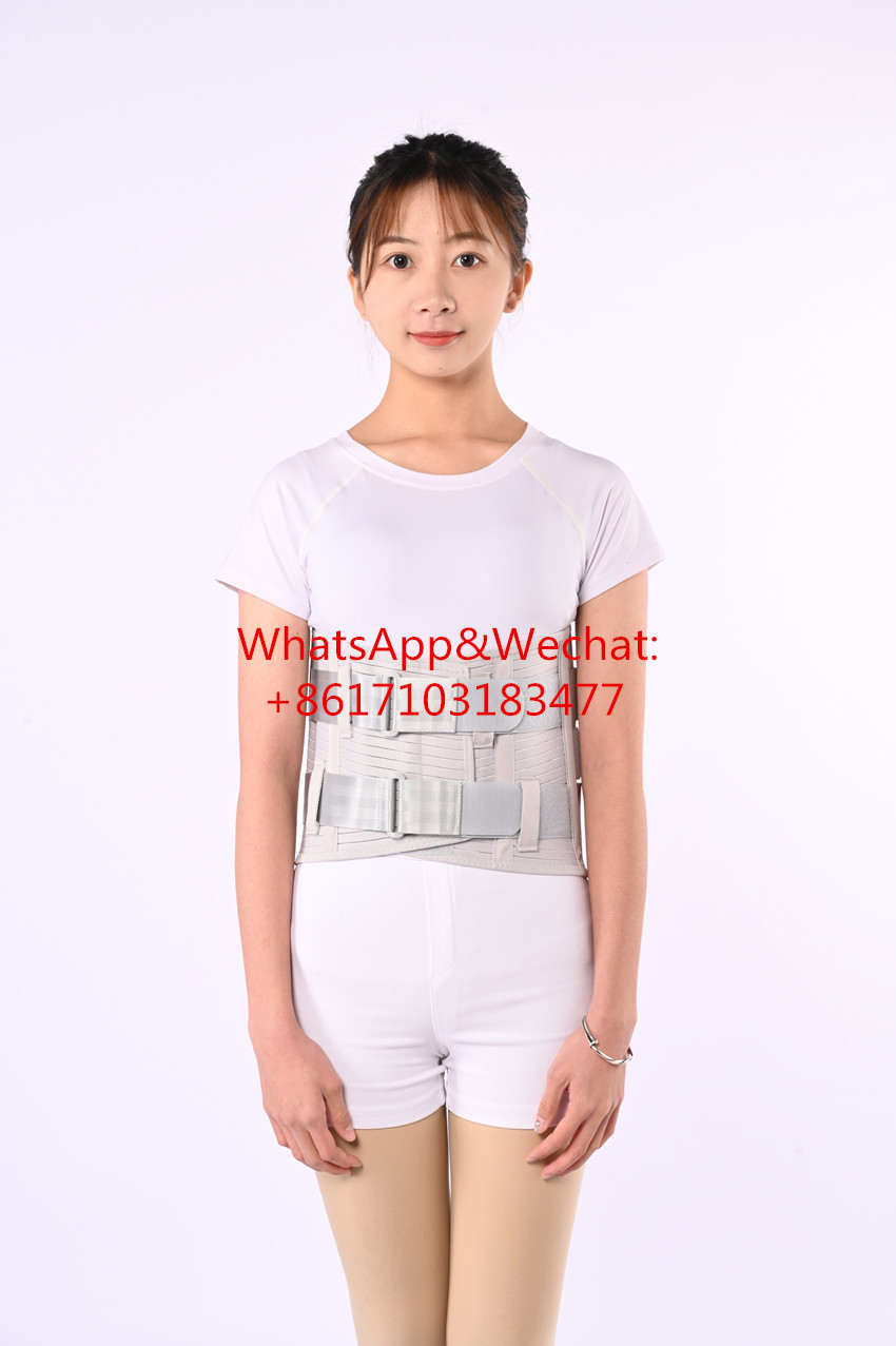 Neoprene Back Brace with Power Straps Reinforced Lumbar Support