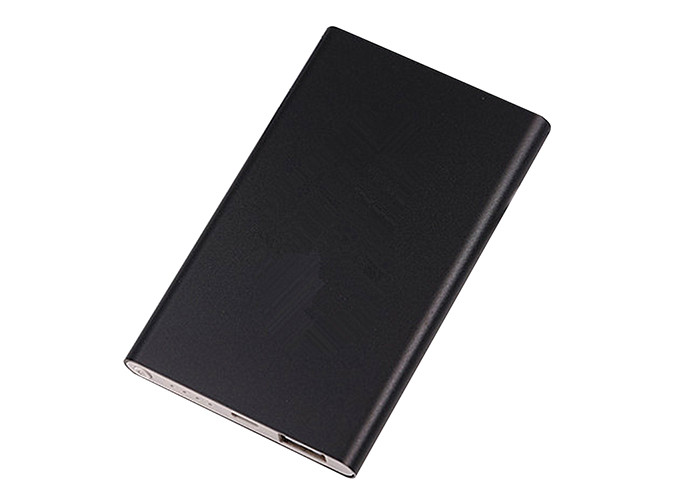 Aluminum Alloy Ultra Thin Power Bank 4000 Milliampere Customized Designed