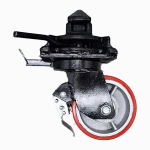 Quality 3 Inch PU Wheel Casters Shipping Container Castors wholesale
